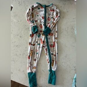 Little Sleepies llama zippie